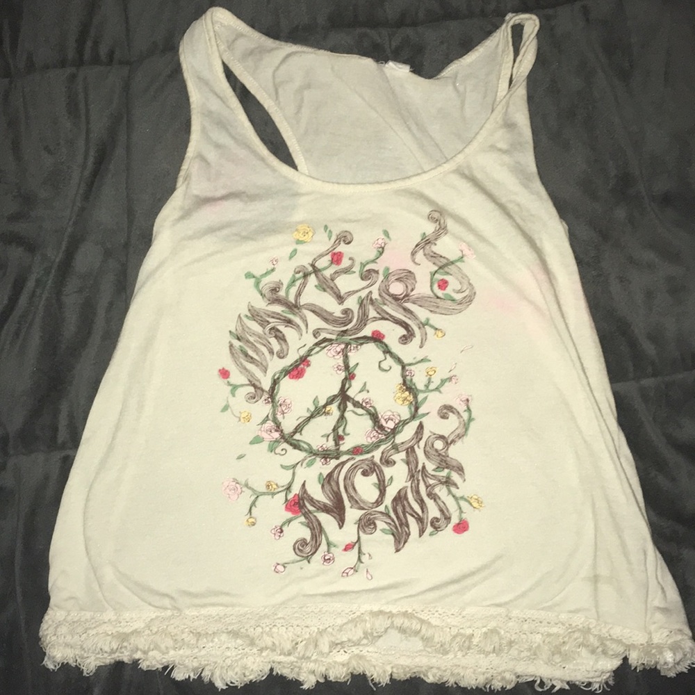 Creme pacsun tank top